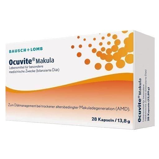 OCUVITE macula capsules 28 pc anthocyanins from blueberry extract UK