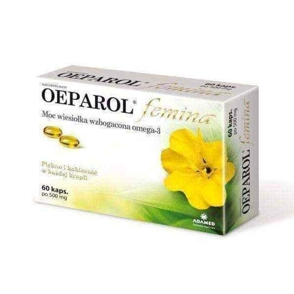 Oeparol FEMINA 500mg x 60 capsules hair supplement UK