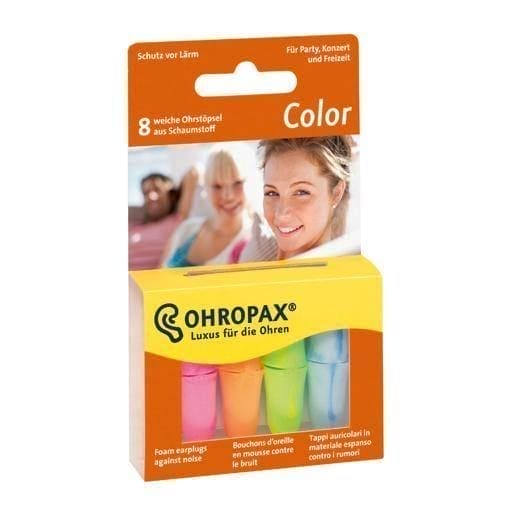 OHROPAX color foam plug earplugs UK