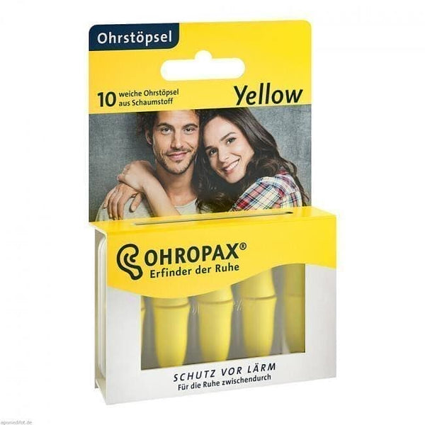 OHROPAX Yellow foam plug, earplugs for sleeping UK