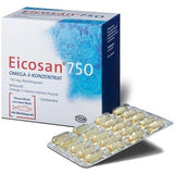 Oil from deep-sea fish, EICOSAN 750 Omega-3 concentrate soft capsules UK