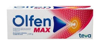 Olfen Max 20mg / g diclofenac gel 100g symptomatic relief of pain UK