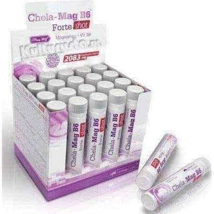 OLIMP Chela-Mag B6 Forte Shot x 1 ampoule 25ml cherry flavor UK