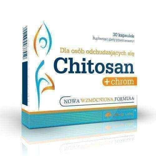 OLIMP Chitosan + Chrome x 30 capsules, chitosan supplement UK