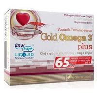 OLIMP Gold Omega 3 Plus 500mg x 60 capsules Krill oil UK