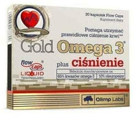 OLIMP Gold Omega 3 plus pressure x 30 capsules UK