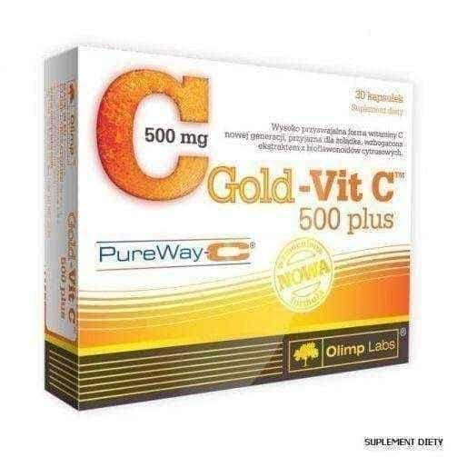 OLIMP Gold-Vit C 500 Plus x 30 caps. UK