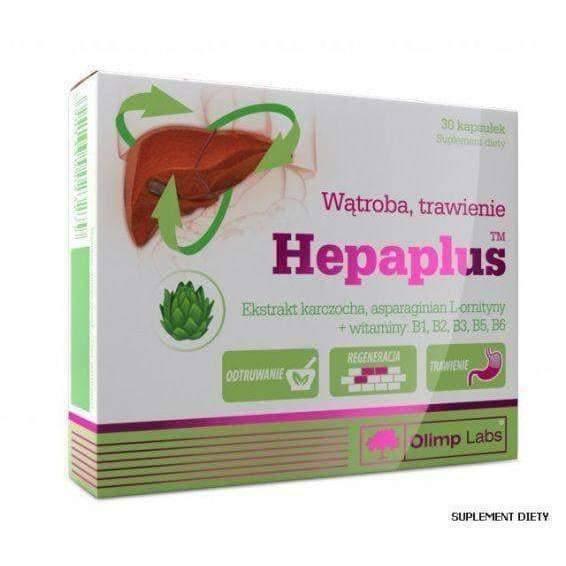 OLIMP Hepaplus x 30 capsules proper functioning of the liver and digestive system UK