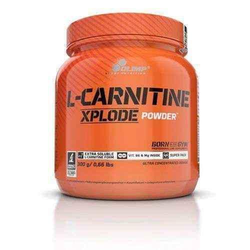 OLIMP L-Carnitine Xplode cherry powder 300g, acetyl l-carnitine powder UK UK