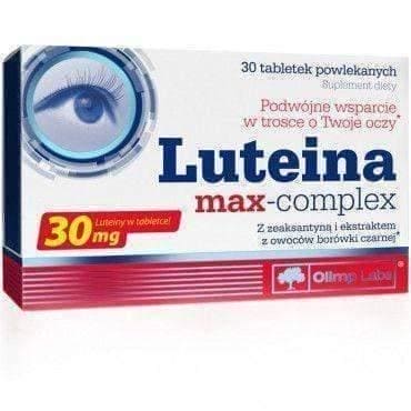 OLIMP Lutein Max Complex x 30 tablets macular degeneration vitamins UK
