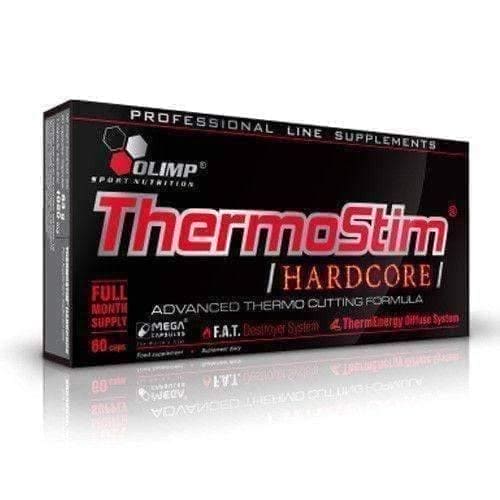 OLIMP Thermostim Hardcore x 60 capsules fat burning at a rapid pace UK