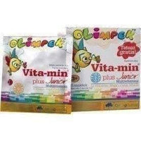OLIMP Vita-min plus Junior x 15 sachets raspberry vitamins for children over 3 years UK