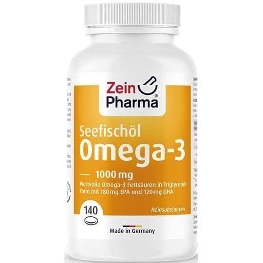 OMEGA-3 1000 mg sea fish oil softgel capsules 140 pcs UK