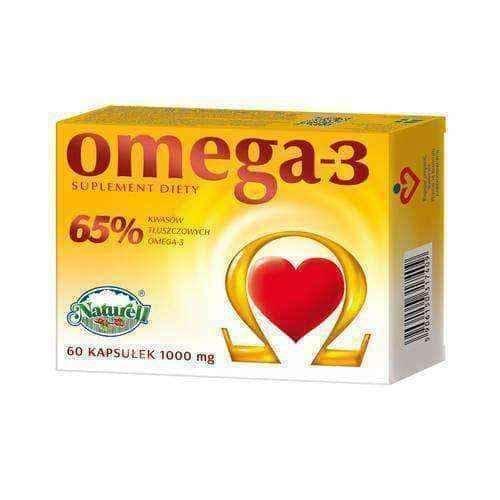 Omega-3 65% x 60 capsules, omega 3 fatty acids 1000 mg UK
