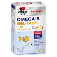 Omega-3 Gel, family, DHA and EPA, chewable tablets UK