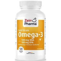 OMEGA-3 Gold Brain DHA 500mg EPA 100mg soft gel cap 120 pcs UK