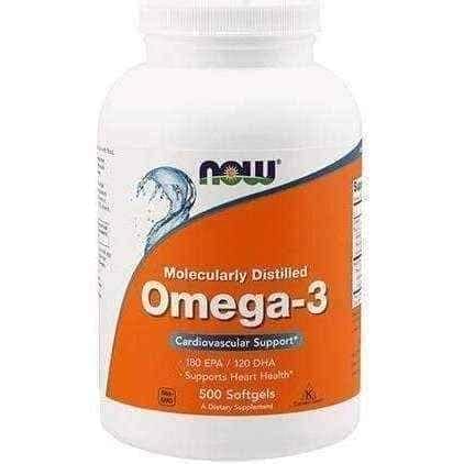 Omega-3 x 500 softgels capsules UK