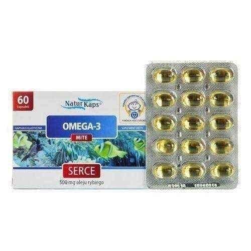 OMEGA-Mite 3 x 60 capsules, omega-3, omega 3 fish oil, eicosapentaenoic acid, docosahexaenoic acid UK
