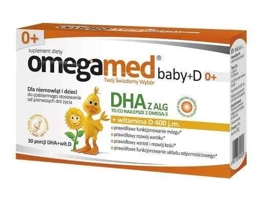 Omegamed Baby + D x 60 capsules twist-off UK