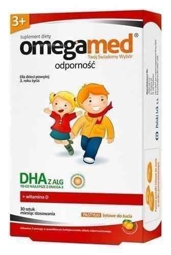Omegamed resistance 3+ x 30 chewable gel tablets UK