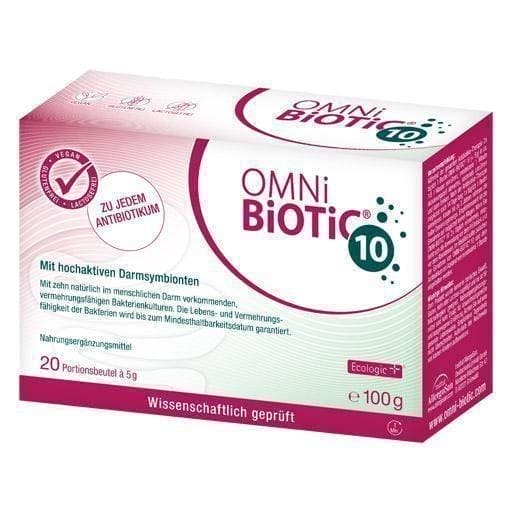 OMNI BiOTiC 10, powder 20X5 g OMNIBiOTiC intestinal symbionts UK