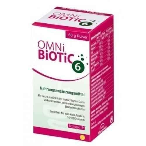 OMNI BIOTIC 6 powder 60g., OmniBiotic 6 UK