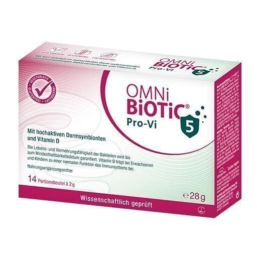 OMNI BiOTiC Pro-Vi 5 sachets 14X2 g bag UK