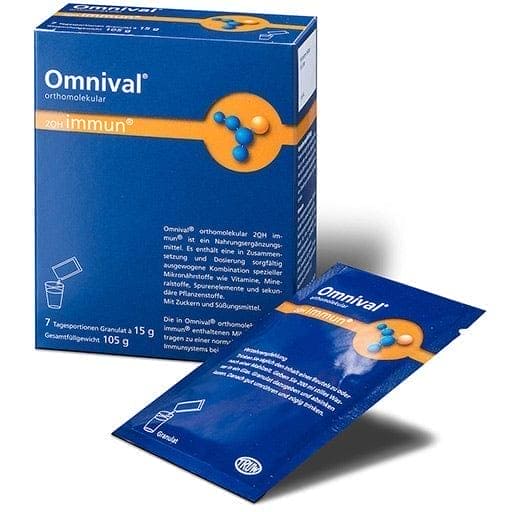 OMNIVAL orthomolecular 2OH immune 7 daily portions granules UK