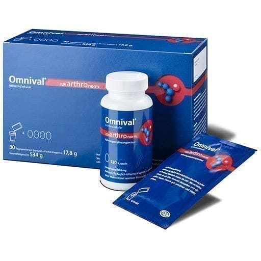 OMNIVAL orthomolekul.2OH arthro norm 30Gran.Kap. 1 p hydrolyzed collagen UK