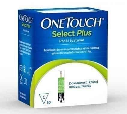 OneTouch Select Plus test strips x 50 pcs UK