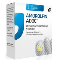 Onychomycose, AMOROLFIN ADGC 50 mg, ml active ingredient nail polish UK