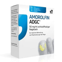 Onychomycose, AMOROLFIN ADGC 50 mg, ml active ingredient nail polish UK