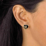 Onyx stud earrings UK