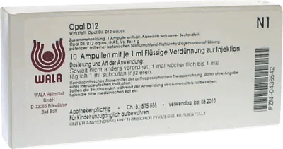 OPAL D 12 ampoules UK