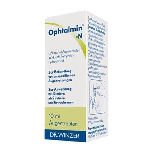 OPHTALMIN-N eye drops, allergic inflammation of the eye, hay fever, pollen hypersensitivity UK