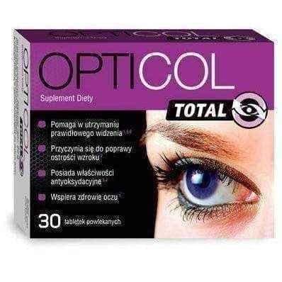 OPTICOL TOTAL x 30 tablets, tired eyes UK