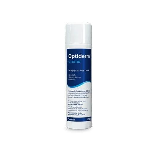 Opitimer OPTIDERM cream in a dispenser UK