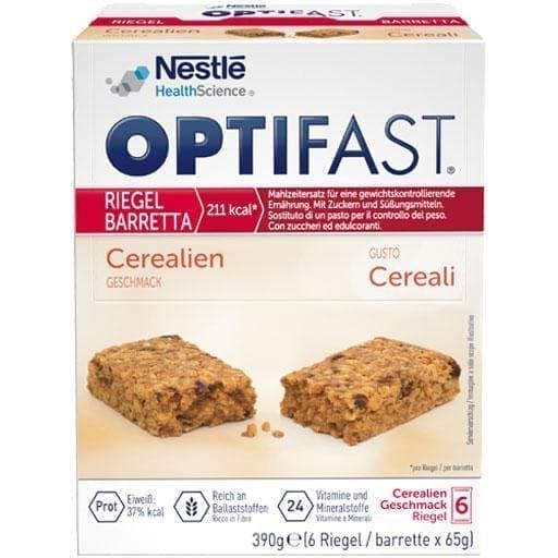 OPTIFAST bar cereals 6X65 g as part of a low calorie diet UK