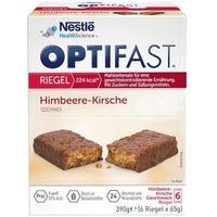 OPTIFAST bar raspberry-cherry 6X65 g low calorie diet UK