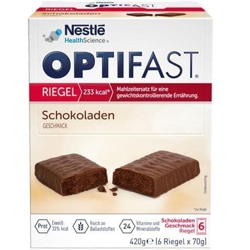 OPTIFAST chocolate bars 6X70 g UK