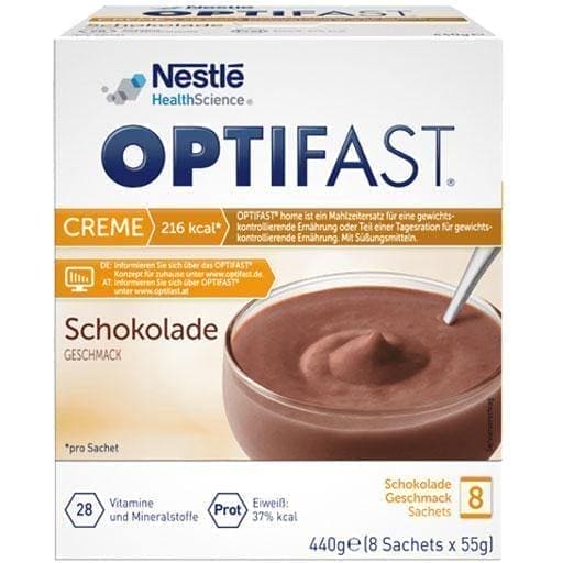 OPTIFAST cream chocolate powder 8X55 g UK