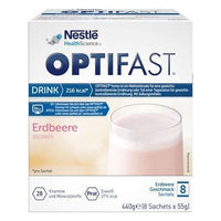 OPTIFAST drink strawberry powder 8X55 g UK