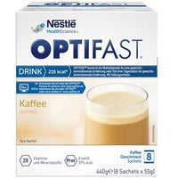 OPTIFAST home drink coffee powder 8X55 g UK