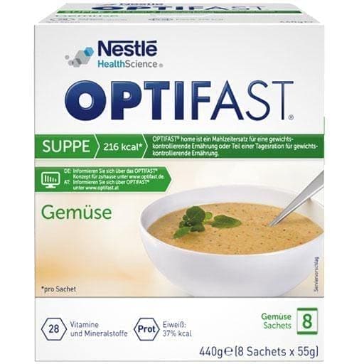OPTIFAST soup vegetable powder 8X55 g UK