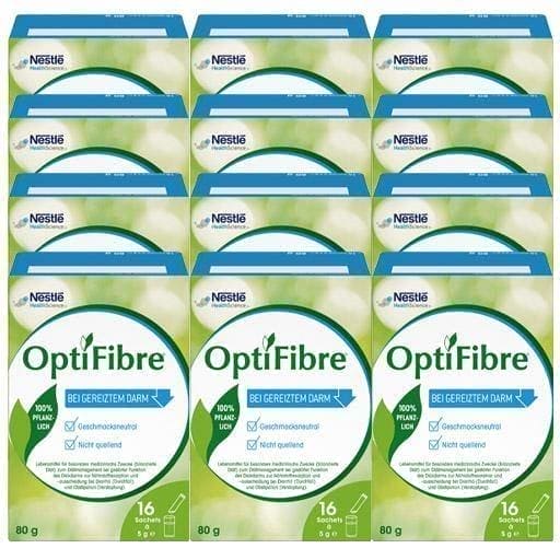 OPTIFIBRE powder 12X16X5 g constipation, diarrhea UK