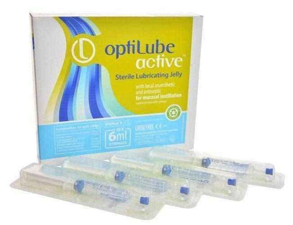 OptiLube Active Gel with lidocaine 6 ml x 1 piece UK