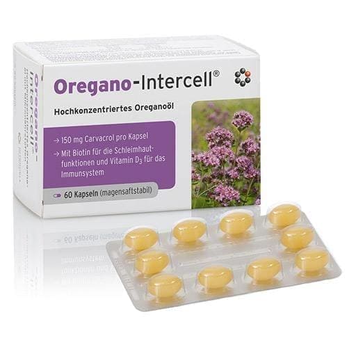 OREGANO-INTERCELL gastro-resistant soft capsules 60 pcs UK