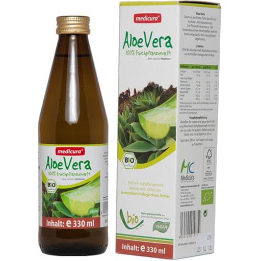 ORGANIC ALOE VERA juice, MEDICURA Natural Products UK