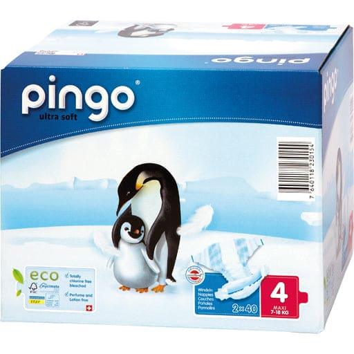 ORGANIC DIAPERS maxi Jumbo 7-18 kg Pinguin PINGO SWISS UK