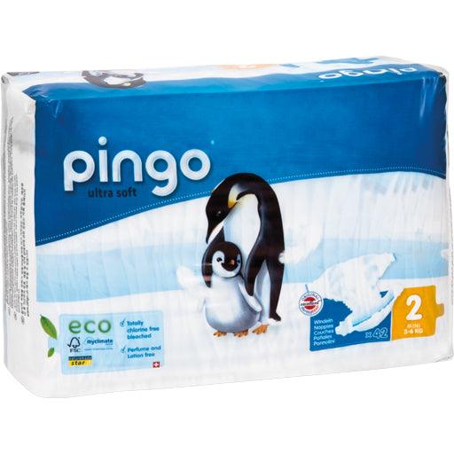 ORGANIC DIAPERS mini 3-6 kg Penguin PINGO SWISS UK